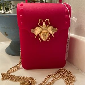 Jelly Bumble Bee crossbody vegan peta approved